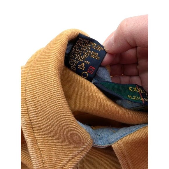 Colours By Alexander Julian Jacket Medium‎ Vintage 90s Corduroy Bi-Swing Chore - Picture 10 of 10